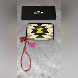 Coach x Coachella Dream Weaver Double Zip Wallet, Limited Edition
